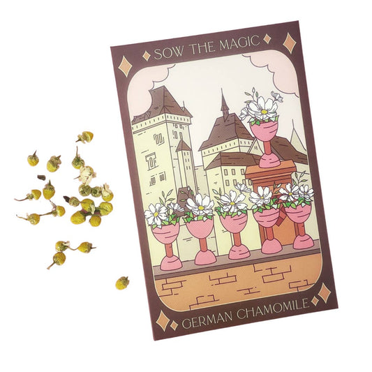 Sow The Magic- German Chamomile Tarot Card Seeds