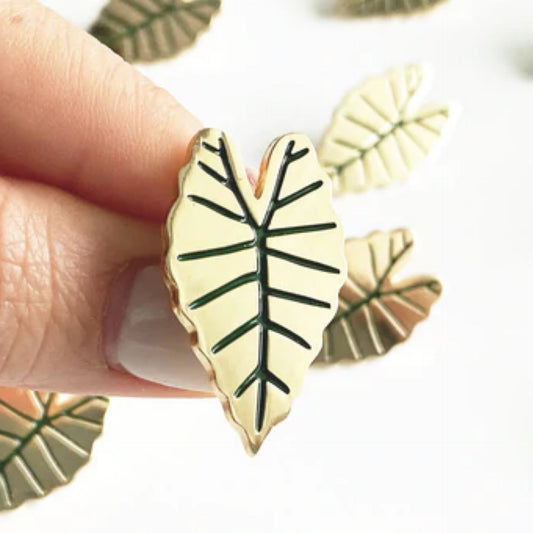 Paper Anchor Co. - Alocasia Leaf Lapel Pin