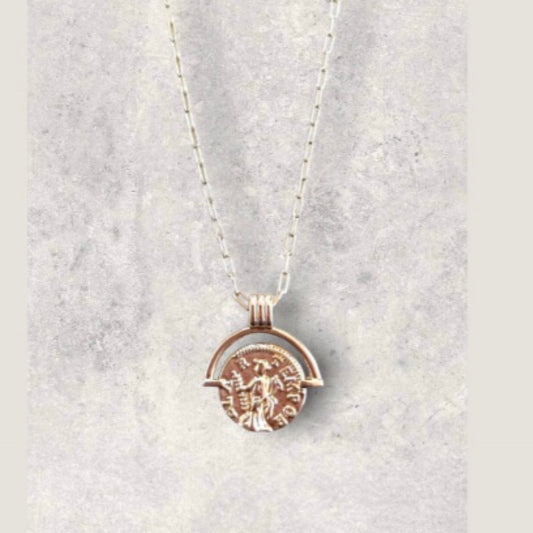 Lock + Loring Delilah Coin Necklace